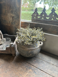 Tea leaf small bush 33 cm green grey kunst tak bosje plantje