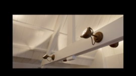 mooie grote koperen spot spotje LED Frezoli tierlantijn lupia koper wandspot plafondspot