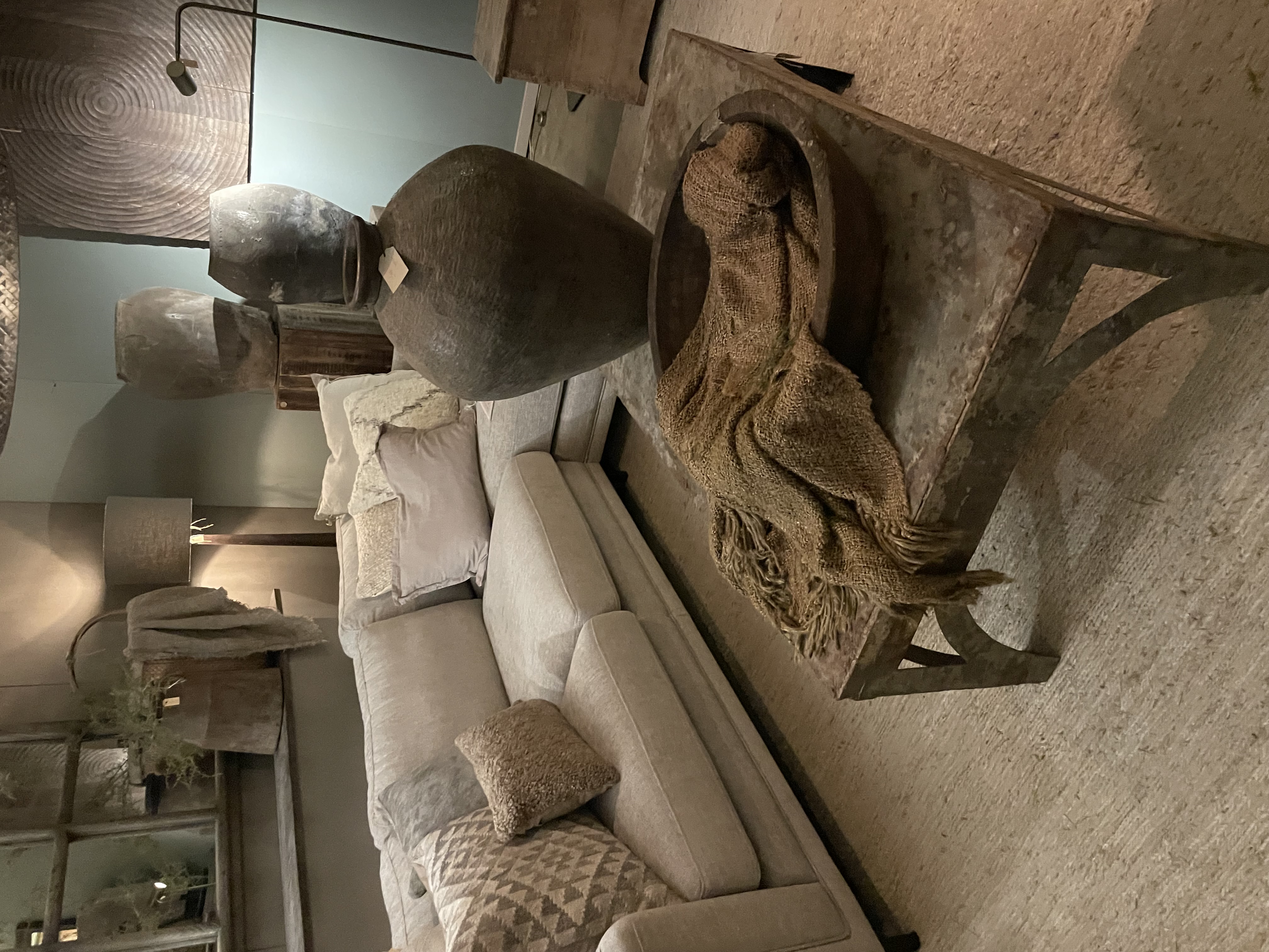 Urban sofa quinn lounge hoekbank loungebank linnen look landelijk stoer modern