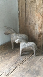 Stenen paardje paard horse steen bruin landelijk steen hardsteen horse stone big