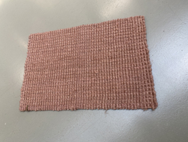 Grof jute deurmat doormat oud roze old roze pink 120 x 70 cm  landelijk dixie  anti-slip