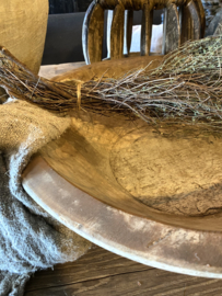 Oude vergrijsd houten Schaal hout houten schaal landelijk stoer bak