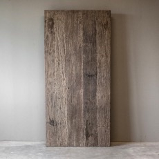 Oud vergrijsd houten los tafelblad landelijk stoer 200 x 95 x 7 cm teakhout