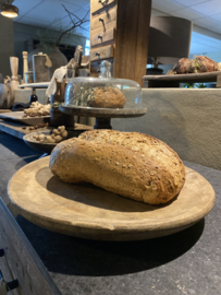 Oude doorleefd Houten schaal landelijk stoer bak