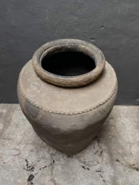Grote oude kruik NR. 4 pot landelijk