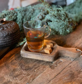 Oud houten plankje landelijk tapas amuse