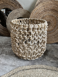 Prachtige rotan rieten mand wasmand boho Scandinavisch landelijk Ibiza