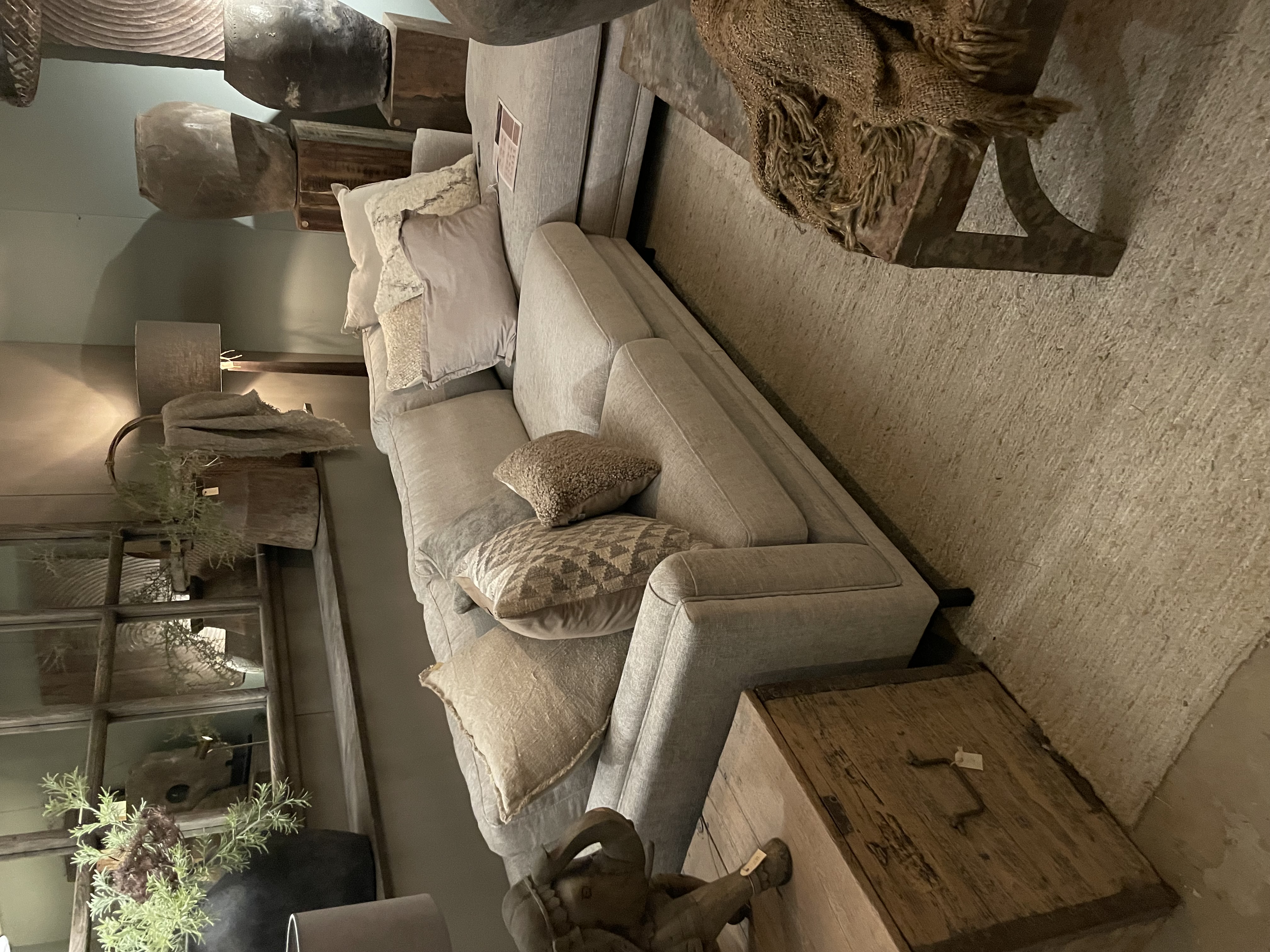 Urban sofa quinn lounge hoekbank loungebank linnen look landelijk stoer modern