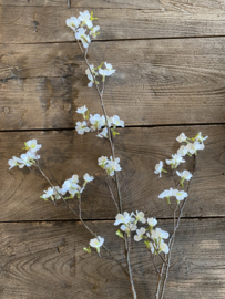 Mooie faux bloemen wit kunst imitatie decoratietak
