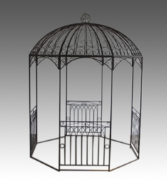 ijzeren prieel rond 220 meter doorsnede rozenboog tuinhuis tuinornament klimplanten