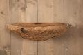 Stoer oud houten wandconsole wandplank gemaakt van oude katrol wiel landelijk stoer robuust 30 cm
