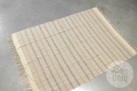 Linnen katoenen plaid Zweden kleed deken streep 195 x 140 cm