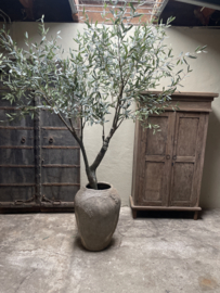 Prachtige grote kunst olive tree  imitatie olijfboom olijfstruik 200 cm en olijfkruik