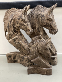Vergrijsd houten paard horse paardenhoofd paardenkop landelijk stoer sober