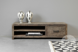 Tv dressoir kast televisie meubel televisiemeubel televisiekast SEP truckwood railway hout houten Mix & match 120 x 40 X H34 cm