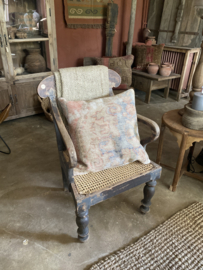 Originele oude houten stoel stoelen fauteuil stoer landelijk
