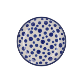 Bunzlau Castle Teabag Dish Round - Crazy Dots