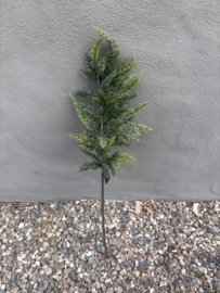 Prachtige volle Den Pinus abuse S groen dennen tak imitatie kunst 80 cm