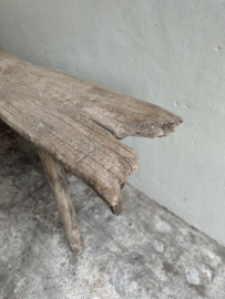 Landelijke oud doorleefd houten sidetable wandtafel sideboard stoer doorleefd 239 cm