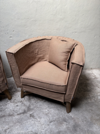 Aura Peeperkorn Fauteuil Dirk | Chestnut | H77 x B88 x D77 cm
