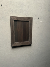 Oud houten Fotolijst fotolijstje sloophout  lijstje landelijk vintage doorleefd hout maat L