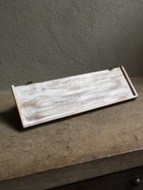 Oude sloophouten wandplank wandrek 60 cm console plank landelijk stoer vintage hout