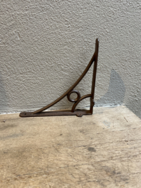 Gietijzeren steun hoekijzer plankemdrager bruin schapdrager 24 cm