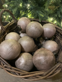 Prachtige rozé champagne kerstbal Ptmd