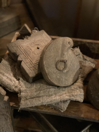 Oude vergrijsd houten tica Tika box bakje doosje landelijk stoer
