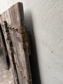 Hele stoere oude unieke houten deur poort luik paneel wandpaneel wanddecoratie landelijk 170 x 85 cm nr 11