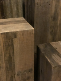 Houten zuil, oud hout 35x35x120