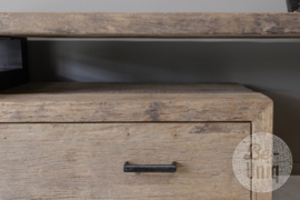 Stoer railway houten tv-meubel dressoir grof ruw hout audiomeubel sidetable televisiekast kast wandmeubel landelijk industrieel SEP