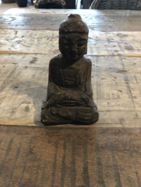 Stoer stenen Boeddha beeldje zittend boedha buddha budha