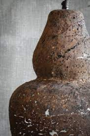 Bari Hoffz hanglamp glas kurk lamp stoer oosters vintage landelijk