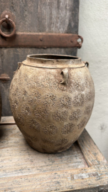 oude antieke stenen potten kruiken vintage stoer landelijk pot kruik