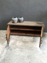 Stoer railway houten tv-meubel dressoir sidetable televisiekast kast 150 x 45 x H55 cm wandmeubel landelijk industrieel gent