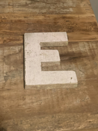 Sloophouten Houten letter E letters hout landelijk stoer vintage kleur naturel industrieel