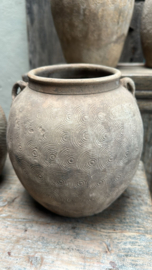 oude antieke stenen potten kruiken vintage stoer landelijk pot kruik