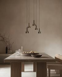 Tulipi 5 Frezoli donker messing hanglamp