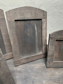 Oud houten Fotolijst fotolijstje sloophout  lijstje landelijk vintage doorleefd hout maat L