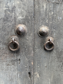 Hele stoere oude unieke houten deur poort luik paneel wandpaneel wanddecoratie landelijk 176 x 80 cm