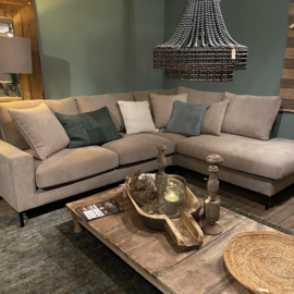 Urban sofa Lausanne lounge hoekbank loungebank linnen look landelijk stoer modern