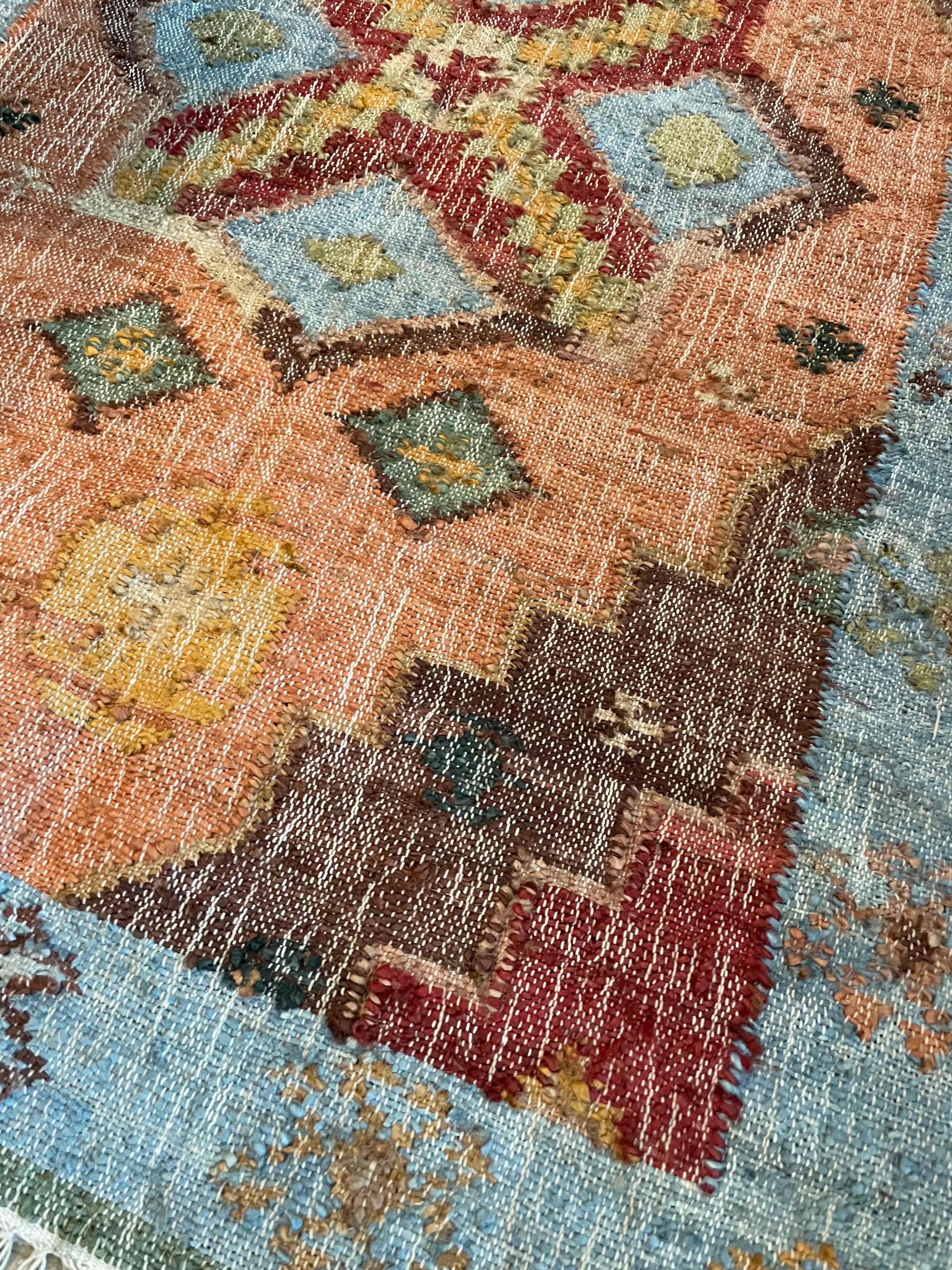 Kelim kleed kleedje vloerkleed tafelkleed 190 x 126 cm vintage landelijk stoer sober