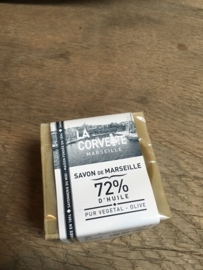 Savon de Marseille blok ruwe zeep olijf olijven 72% d'huile olive  200 gr