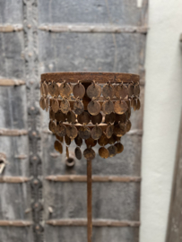Stoere roestige staande lamp Schijfjeslamp vloerlamp roest