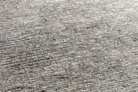 Handgeknoopt wol/bamboe cut grey