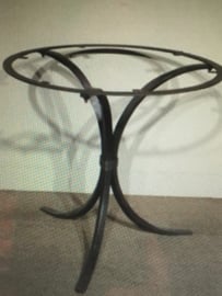 Smeedijzeren tafelonderstel ijzer metaal metalen tafel poot voet tuintafel rond 80 cm 74 cm hoog