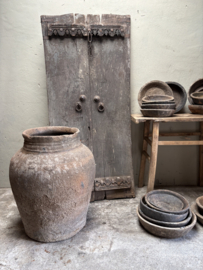 Hele stoere oude unieke houten deur poort luik paneel wandpaneel wanddecoratie landelijk 176 x 80 cm