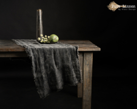 Tafelloper/Tafelrunner 100% linnen "Sifra" StoneWashed 50 x 170