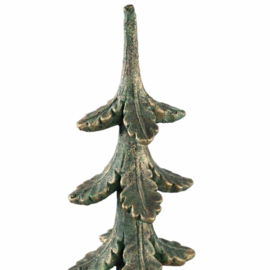 PTMD kerst kerstboom Shefin green cement Xmas tree statue decoratie old green groen klein small